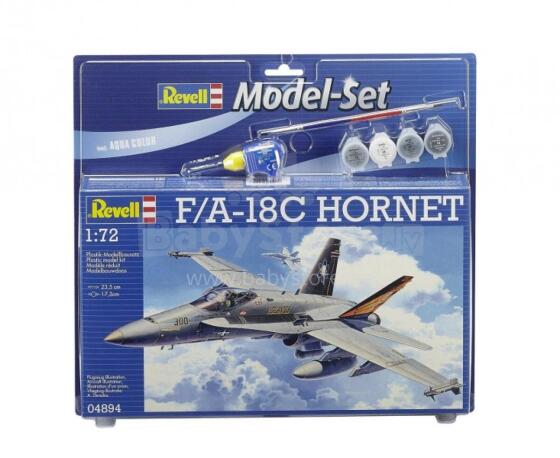 REVELL modelis sudedamas lėktuvas F/A-18C Hornet, 64894