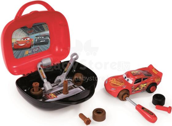 SMOBY lagaminėlis su įrankiais Cars 3, 7600360141