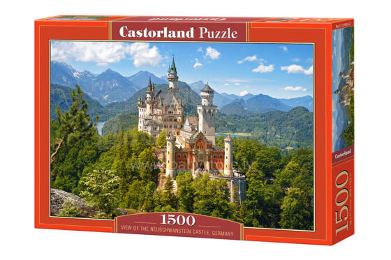 CASTORLAND puzzle Neuschwanstein Castle, Germany, 1500 el. C-151424-2