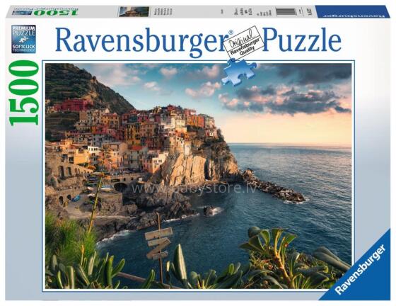 RAVENSBURGER puzle Cinque Terre panorāma, 1500 gab., 16227