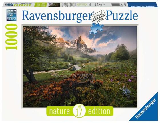 RAVENSBURGER pussel French Alps, 1000st., 15993