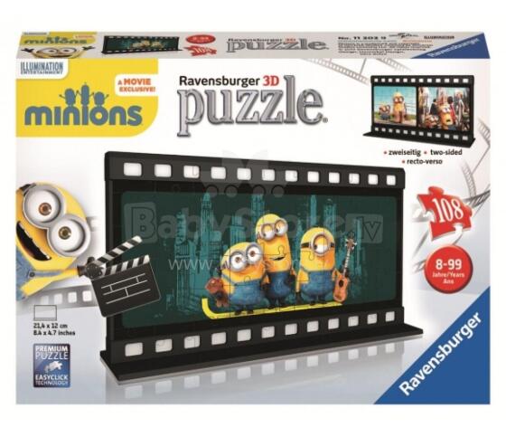 RAVENSBURGER dėlionė Minions 108 detalės, 112029