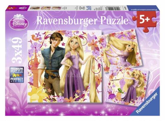 RAVENSBURGER dėlionė DP: Rapunzel 3x49 d, 092987