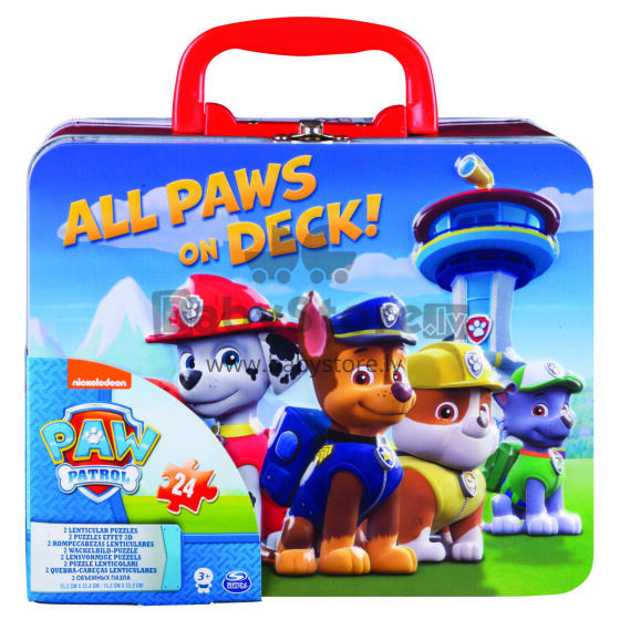 SPINMASTER GAMES puzzle 3D in tin Paw Patrol, 6028793/6033103