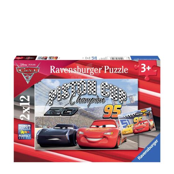 RAVENSBURGER puzle Cars 3 2x12pcs., 6093