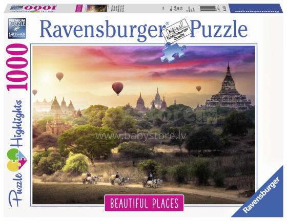 RAVENSBURGER puzzle Myanmar 1000p, 15153