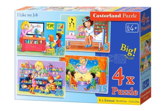 CASTORLAND puzzle I Like my Job,  4w1  B-041022