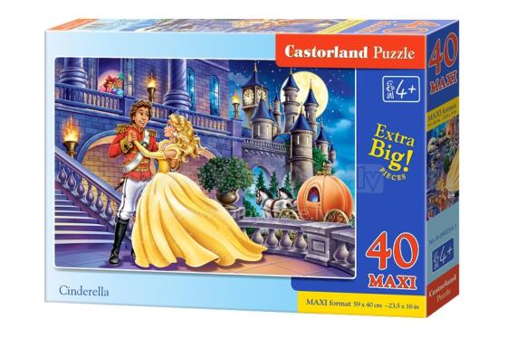 CASTORLAND puzzle Cinderella, 40  el. Maxi B-040254-1