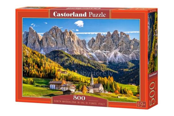 CASTORLAND puzzle Santa Maddalena in Val di Funes, Italy,  500 el.  B-52738