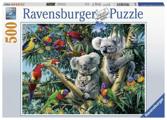 RAVENSBURGER dėlionė Koalos medyje, 500d., 14826