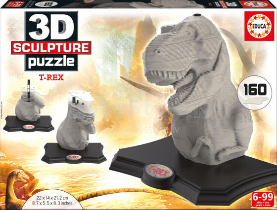 EDUCA 3D sculpture-puzzle T-Rex, 16967/17848