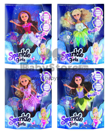 SPARKLE GIRLZ twilight fairy sound, 4 ass., 240347/24019