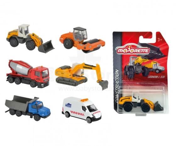 MAJORETTE Construction cars 6 asst, 212057281