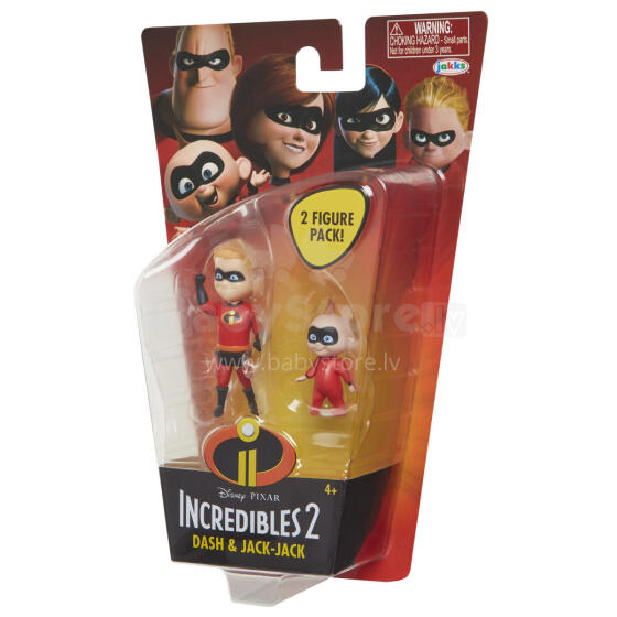 Incredibles figūrėlė 2 4" Dash/Jack, 74809