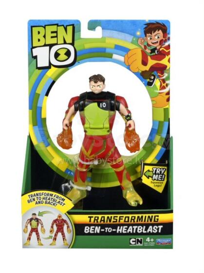 BEN10 Ben Ben to Heatblast Transforming Figūra, 76691