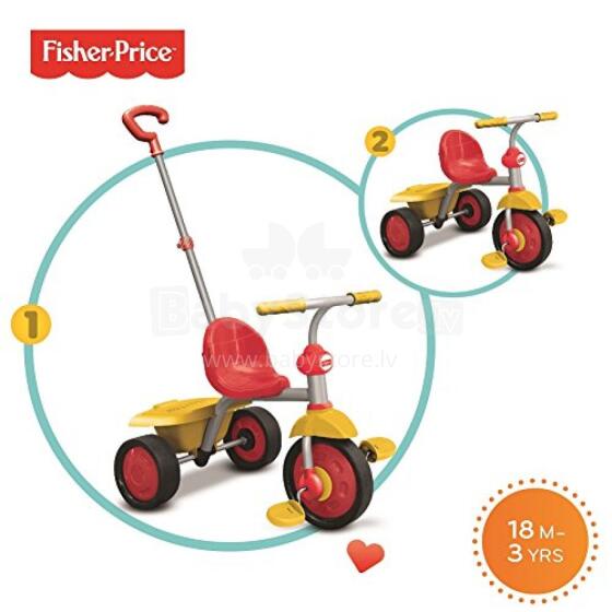 FISHER PRICE trīsritenis Glee 2 IN 1, 3350533