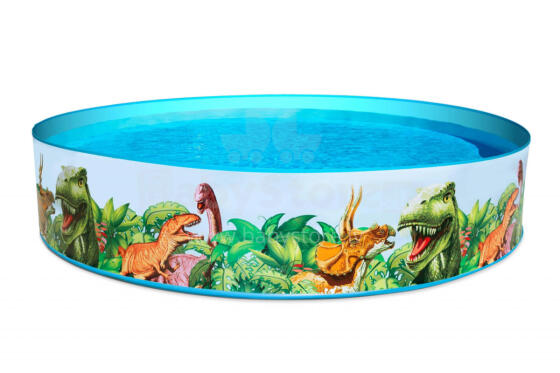 BESTWAY baseins Dinosaur Fill'N Fun 2.44m x H46cm, 55001