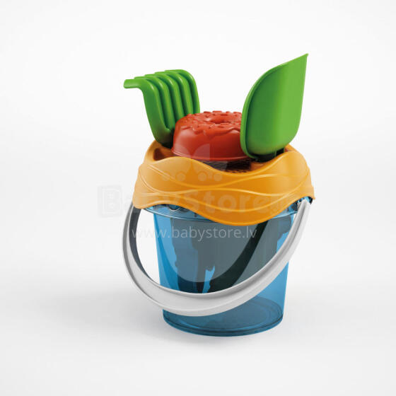 ADRIATIC bucket + buiscuit moulds, 13 cm. diam., 932