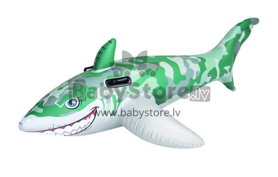 BESTWAY pripučiamas vandens žaislas Army Shark, 41092