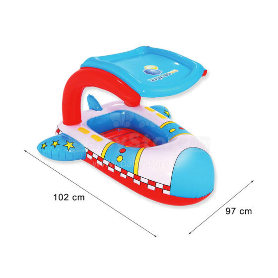 BESTWAY  baseinas Pool Float 102 x 97cm , 34100