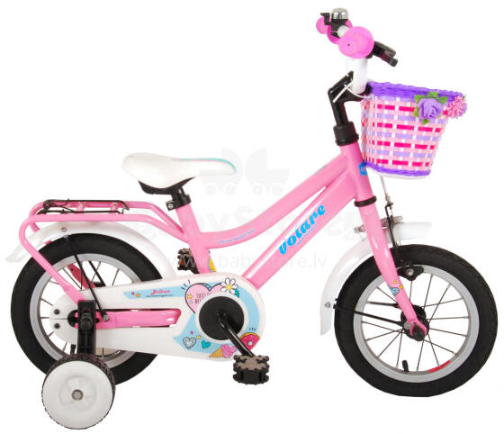 VOLARE Brilliant bicycle 12", pink, 91242