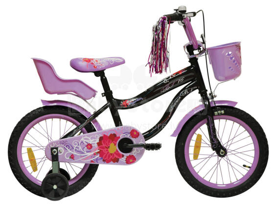 Black bike for a girl 16", 16D-160SG/1