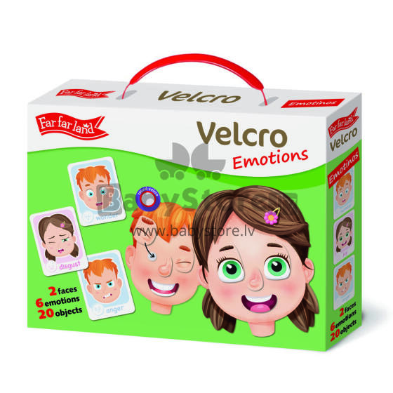 KidyBox Art.F-03818 Velcro game - Emotions