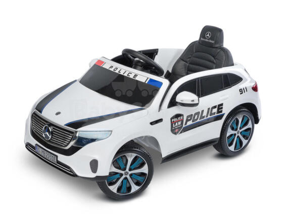 BATTERY RIDE-ON VEHICLE MERCEDES BENZ EQC POLICE WHITE