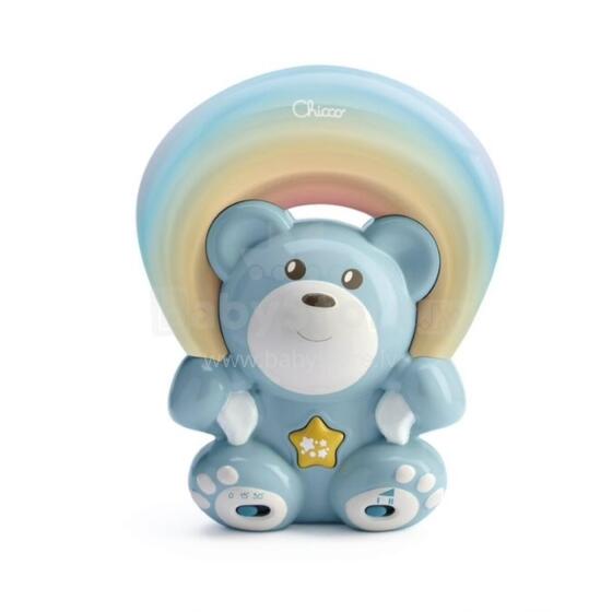 143313 BEAR WITH PROJECTOR RAINBOW BLUE