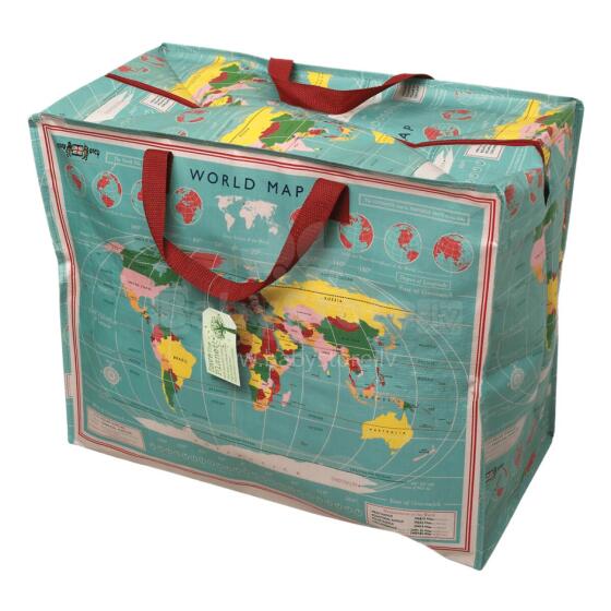 World Map Jumbo Storage Bag, Rex London