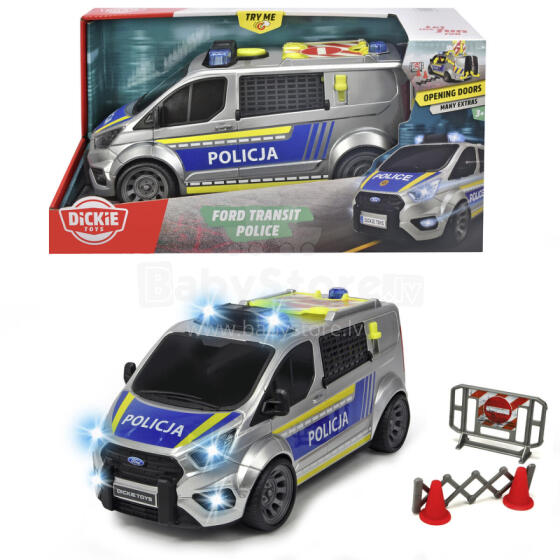 DICKIE AUTO SOS FORD TRANSIT POLICJA