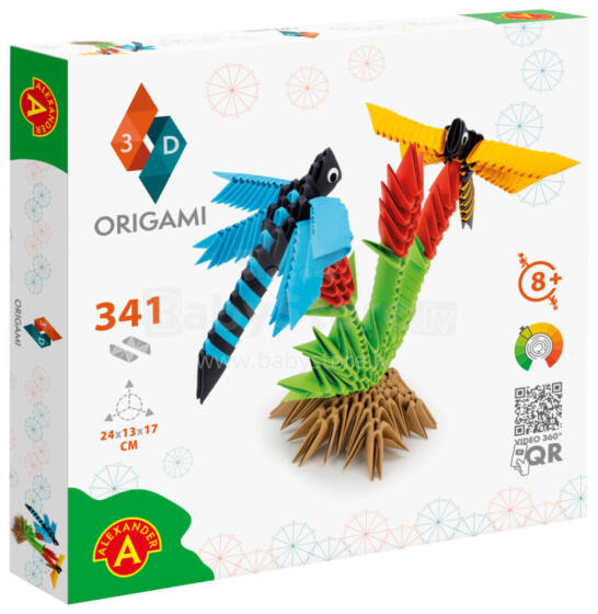 ORIGAMI 3D WAŻKI 341 ELEMENTÓW