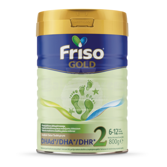 Frisolac Gold 2 FR92 Молочная смесь (от 6 до 12 месяцев) 800г