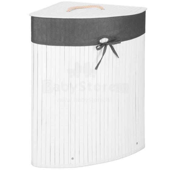 Bamboo laundry basket Springos HA0158 60l