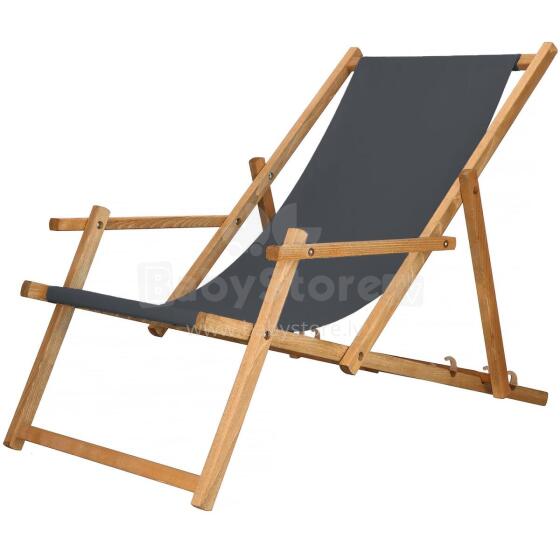 Folding chair Springos DC006 OXFORD02 graphite