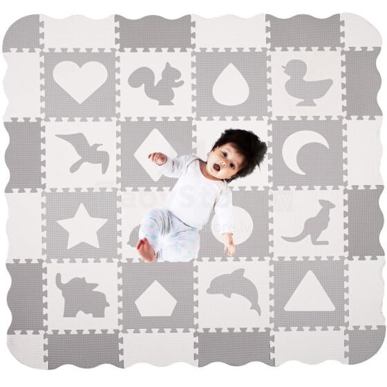 Children's foam mat - Puzzle Springos 150x150 cm