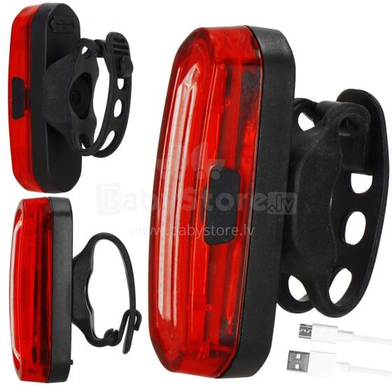 Bicycle rear light Springos BA0057 usb