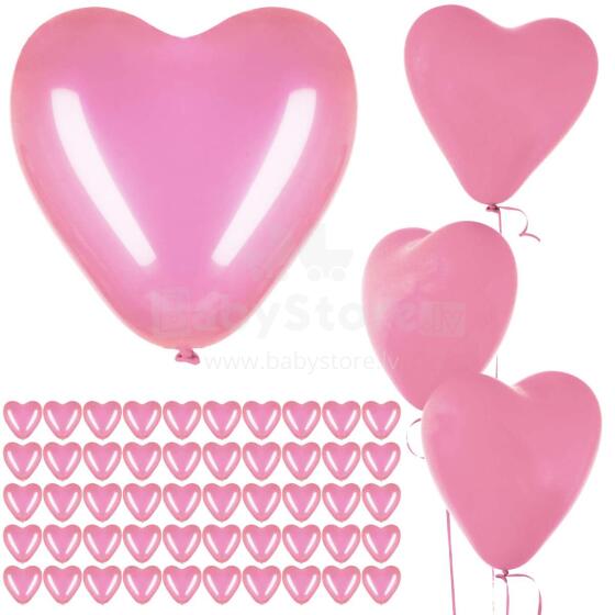 Set of heart balloons 50 pcs. Springos PS0051