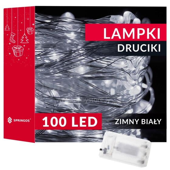 Ziemassvētku lampiņas Springos CL0019 100 Led