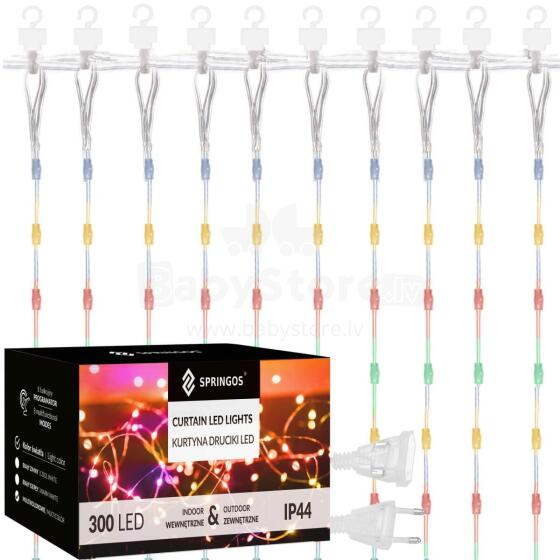 Springos eglīšu lampiņas 300 LED  CL0335