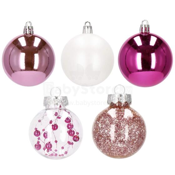 CA0889 CHRISTMAS BALLS 6 CM 30 PCS.