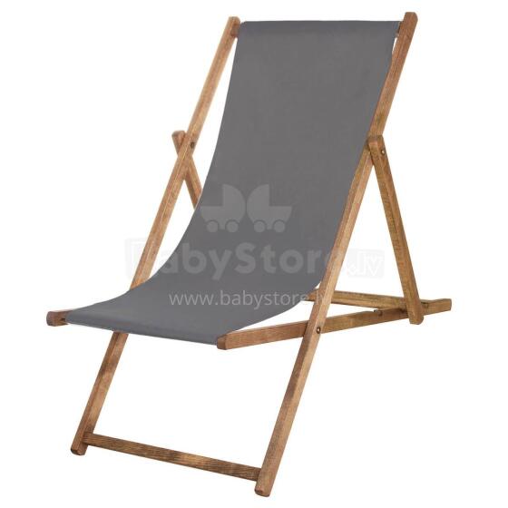 Wooden armchair Springos DC0012 OXFORD023 gray