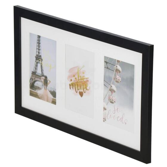 Photo frame Springos PF0026 3 photos black