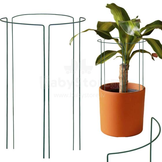 Metal support for flowers and plants Springos HA5169 45 cm