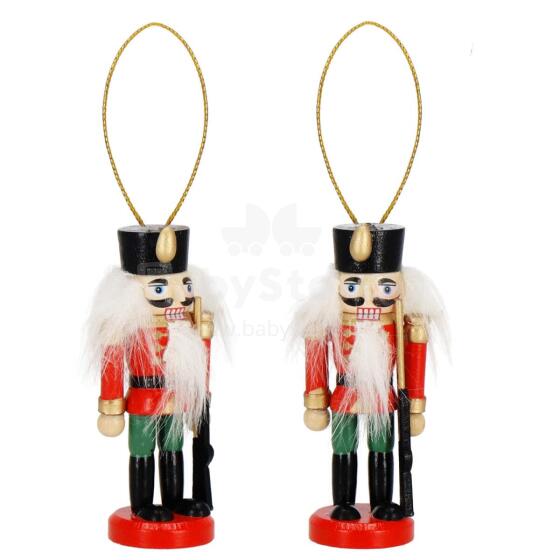 Christmas decoration nutcracker Springos CA1109 8cm 3 pcs.