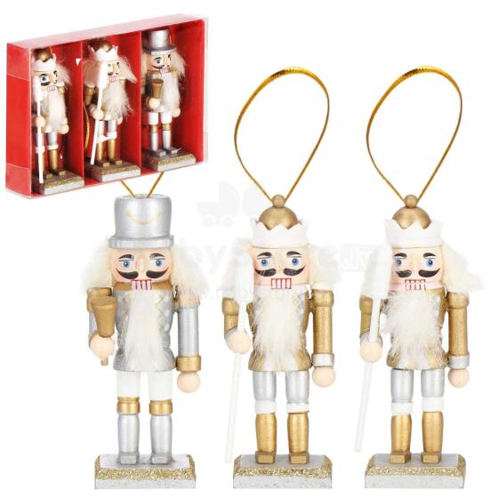 Christmas decoration Nutcracker Spring CA1108 8cm 3 pcs