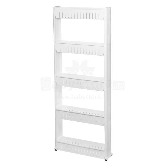 Bathroom mobile shelf on wheels Springos HA1012