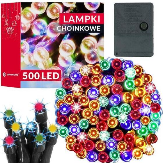 Jõulutuled Springos CL0536 500 Led mitmevärviline 34,5 m