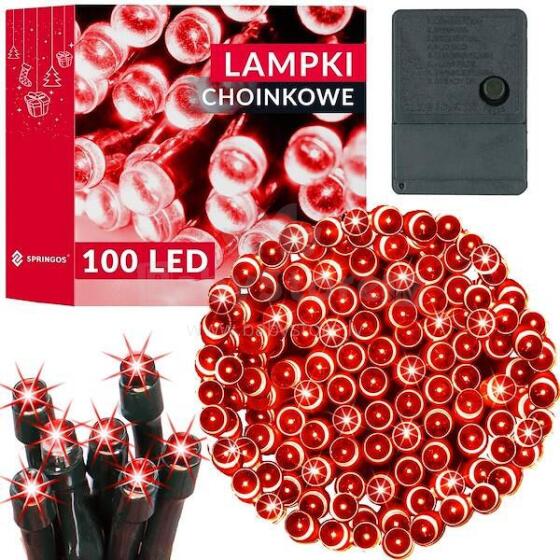 Ziemassvētku lampiņas Springos CL0130 100 Led 8.5 m