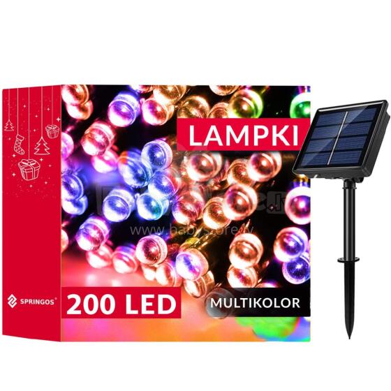 Christmas lights with solar battery Springos CL4152 22 m